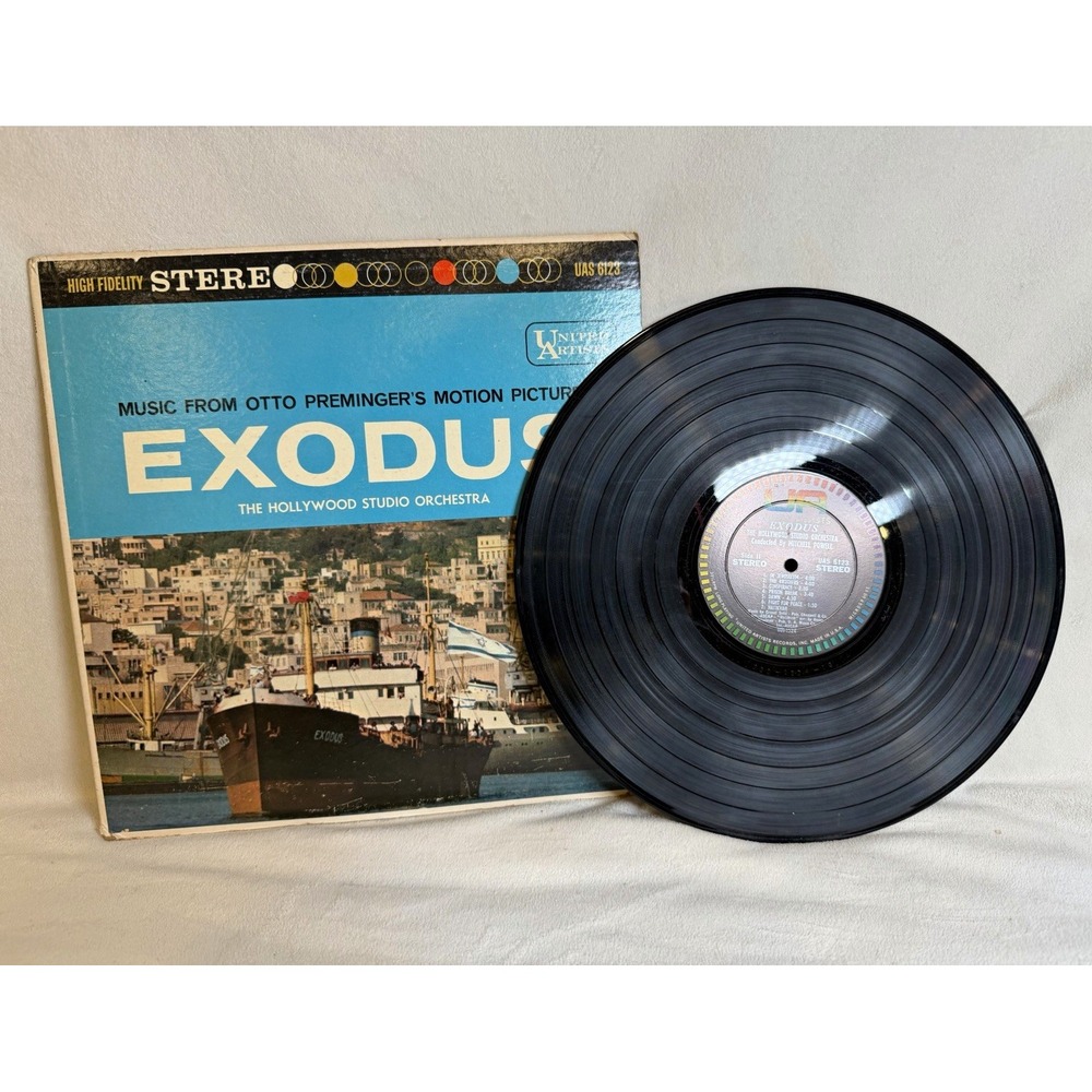 Hollywood Studio Orchestra Exodus United Artists LP 33 Stereo UAS 6123